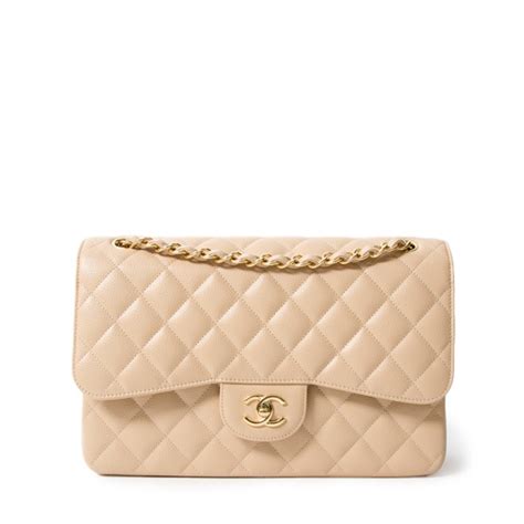 chanel jumbo double flap nude